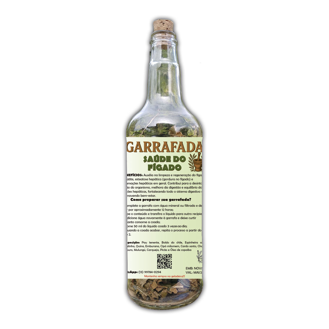Garrafada para Saúde do Fígado